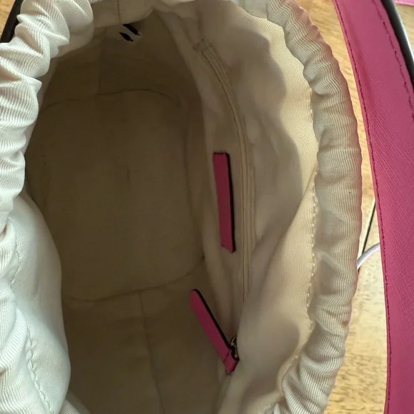 Kate Spade Bright Peony Top Handle Crossbody Bucket Bag - Picture 7 of 8